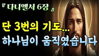 다니엘서 6장 기도 완전정리｜자면서 듣는 성경｜하루 세 번의 기도가 기적을 만들다