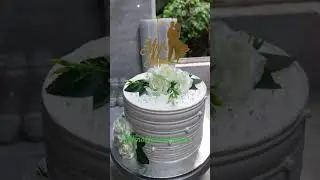Simple Wedding Cake #cake #weddingcake #thankyou