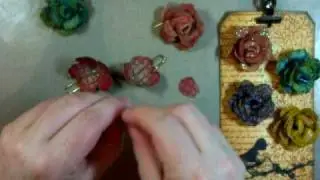 How to make Grunge Paper roses