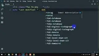 How to Get Last updated date in PHP of current document