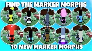 ROBLOX - Find The Marker Morphs - 10 NEW Marker Morphs