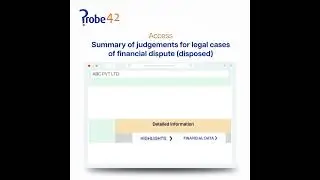 Legal Cases of Financial Disputes | New Feature Update | Probe42