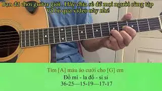 CHỜ ĐÔNG  : (A) chia sẻ TỈA NỐT trên đàn guitar