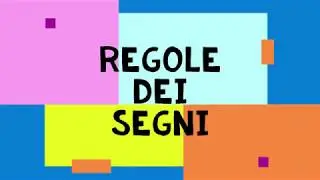 Regole dei segni