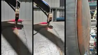 Laser Seam Tracking for Concrete Mixer Tank Welding 🏗️⚡