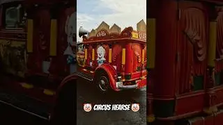 🤡 World's CREEPIEST Car‼️ 1934 Olympian Hearse Clown Car | Hearsemania 2025 #creepy #circus #car