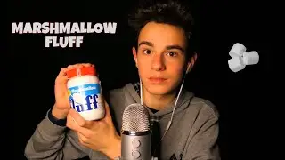 ASSAGGIO LA MARSHMALLOW FLUFF (eating) | ASMR ITA