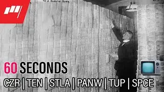 ⏱️60 Seconds $CZR $TEN $STLA $PANW $TUP $SPCE see you on @3at3_UOA and @MarketRebels 🏴&zwj;☠️ 🕛on TV 📺