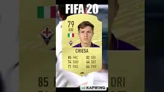 FEDERICO CHIESA FIFA EVOLUTION FIFA 18 - FIFA 23 #shorts