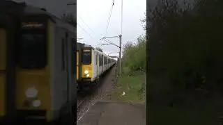 Class 317 Greater Anglia passing Enfield Lock station