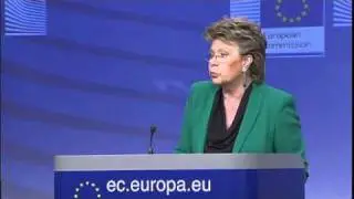 EU Commissioner Vivian Reding on the new Data Protection Regulation