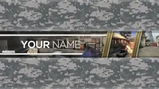 Free Template // Counter Strike Global Offensive Banner Template