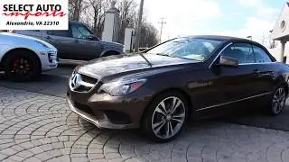2015 Mercedes-Benz E400 Cabriolet, Dolomite Brown , Select Auto Imports in Alexandria, VA #19365