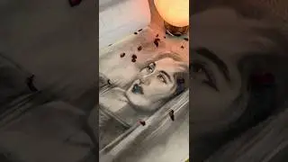 People fainted in cinema halls, such was her beauty! #charcoaldrawing #drawingtechniques #trending
