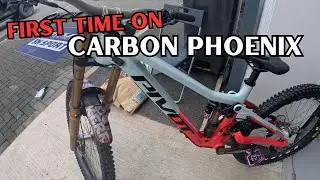 FIRST TIME RIDING THE CARBON PIVOT PHOENIX