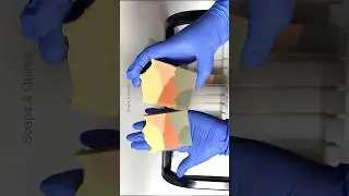 First cut using a multi-bar cutter #soapcuttingvideo #soapcutter #cpsoap #soapmaking #soapcutting