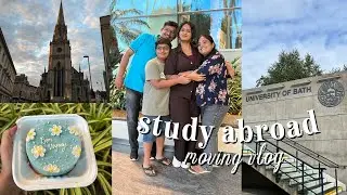MOVING TO THE U.K // Studying Abroad VLOG!!! Moving from India to U.K