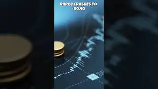 Rupee at All-Time Low ₹90.40! Market Alert 🚨#rupee #inr #usdvsinr #rupeecrash #niftytoday#rupeetoday