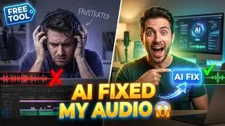 This FREE AI Tool Makes Your Audio Studio Quality in 1 Click! 🤯