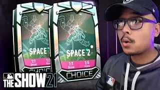 Opening BOTH Space 2 Choice Packs! Multiple Diamonds! MLB The Show 21 Pack Opening