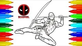 Deadpool Coloring Pages | Colouring Pages for Kids