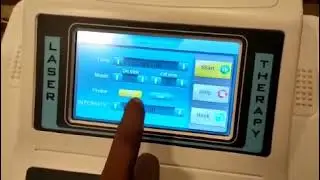 Advance Physiotherap Laser Therapy  Touch Screen Model Dual Probe