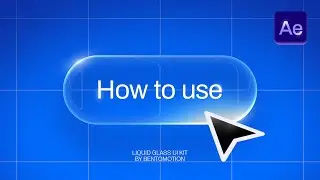 How to Use the Liquid Glass UI Kit in After Effects