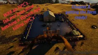 Ark War on NPC's new Tek base wyvern hatch & fighting NPC's Chapter 8