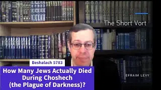 Beshalach: How Many Jews Actually Died During Choshech (The Plague of Darkness)?