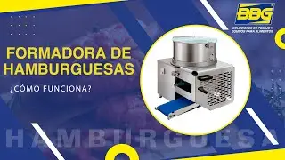 BBG - &iquest;C&oacute;mo preparar carne para hamburguesas? Formadora de hamburguesas autom&aacute;tica REF: SMART