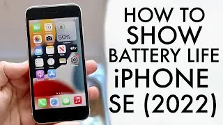 How To Show Battery Percent On iPhone SE (2022)!