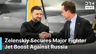 JUST IN: Zelenskiy & Swedish PM Kristersson Sign Landmark Gripen Fighter Jet Deal in Sweden | AC1G