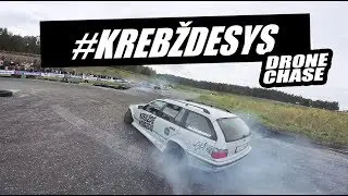 IŠLUŽO priekinė šakė?! DRIFTO treniruotė DRONO akimis. Pasibaigė SANKABA