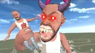 Big Head Devil Franklin Eat Franklin City In Indian Bike Driving 3d💥