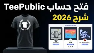 كيفية فتح حساب TeePublic خطوة بخطوة (شرح 2026 للمبتدئين)