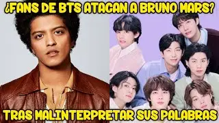 BTS FANS ATTACK BRUNO MARS AFTER MISINTERPRETING HIS WORDS AND SPARK A WAR ON SOCIAL MEDIA