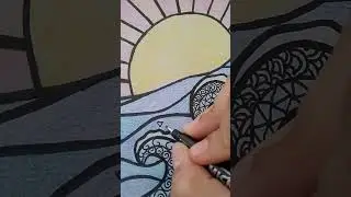 Dibujo zentangle paso a paso