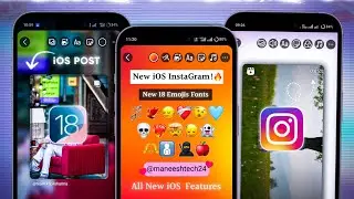 How to Use iOS InstaGram on Android 🍎 New iOS Instagram 2025! iOS 18.4 Emojis + Fonts 