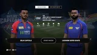 🔥DC vs LSG IPL T20 Match ! Cricket 26🔥! Ultra Graphics Gameplay |  #shortslive #shortsfeed