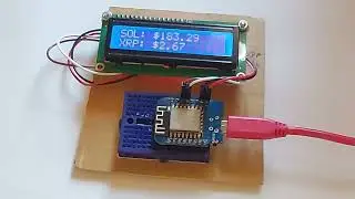 ESP8266 display 6 different crypto currency on an LCD 1602 i2c