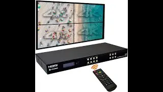 Review: J-Tech Digital 4K 2x2 Video Wall Controller - Multiviewer & Seamless Matrix