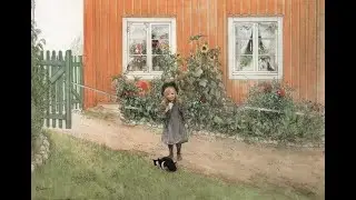 Жизнерадостные акварельные картины шведского художника Карла Ларссона Carl Larsson (1853 - 1919)