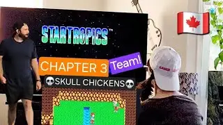 GG plays STARTROPICS [NES] with Son, Skull Chickens!