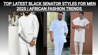 Top latest White Senator Styles For Men in 2025 | Latest African Fashion Trends