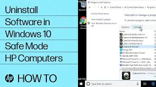 Uninstall Software in Windows 10 Safe Mode | HP Computers | HP Support