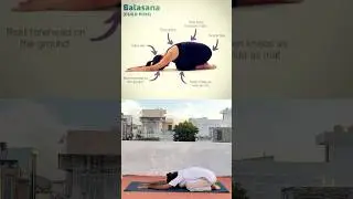 How To Do Child Pose(BALASANA) #yogapose #yogaforbeginners #shorts #yogatutorials #yoga #helthylife