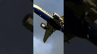 Ryanair Boeing 737 MAX 8-200 take off from bhx to Malaga #ryanair #boeing737max #aviation #avgeek