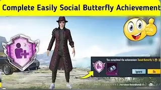 Tricks To Complete Social Butterfly Achievement In Bgmi | #bgmi #pubgmobile 