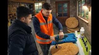 BİR SEHPAYA BU KADAR EPOKSİ DÖKÜLÜR MÜ ? 😁😎/EPOKSİ SEHPA YAPIMI-TWOMAN