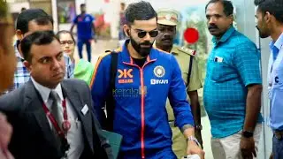 Indian Cricket Team Reached Trivandrum Airport for India Sri Lanka ODI Match | India vs Sri Lanka